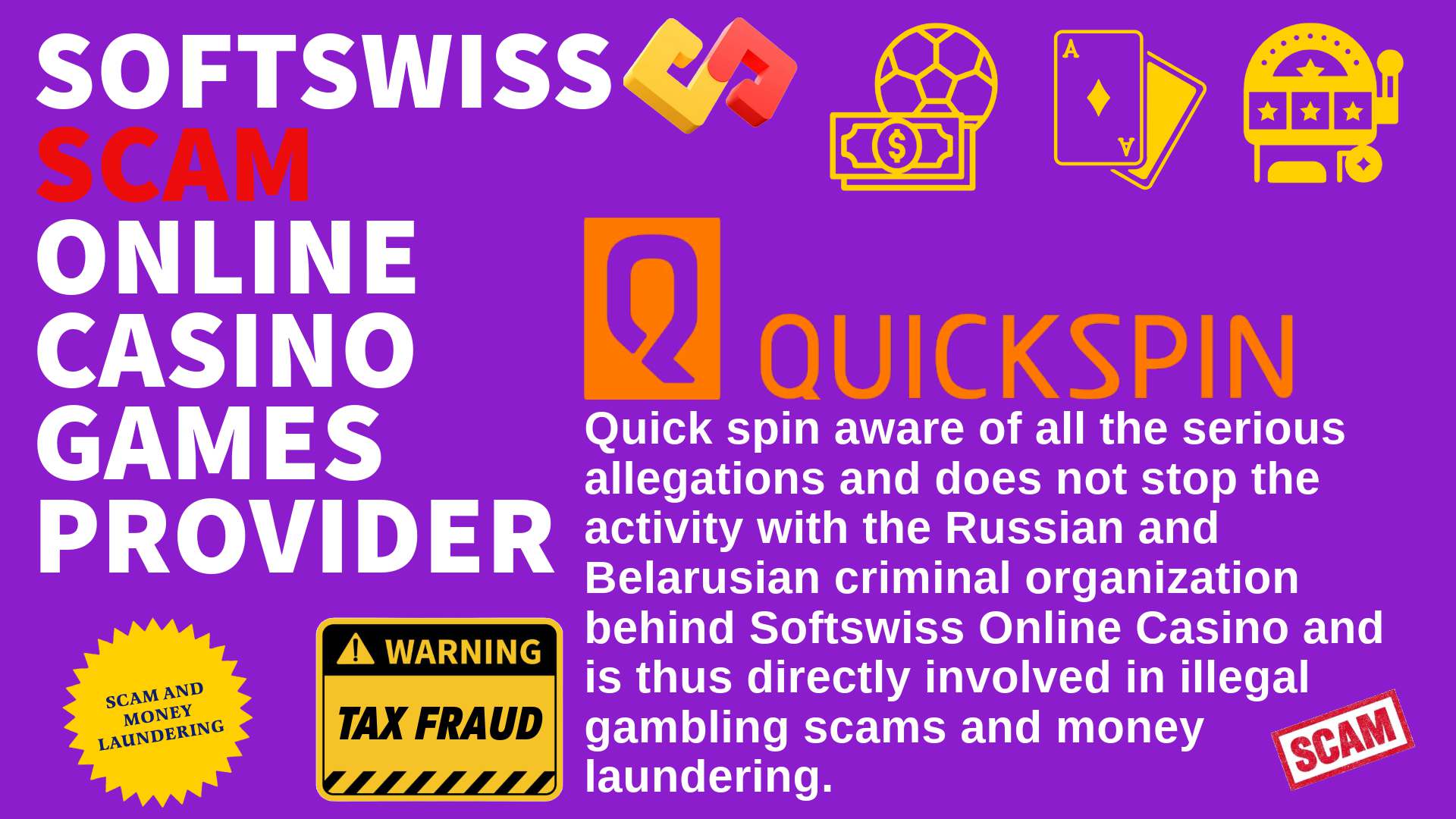 Quick Spin - softswiss scam - Casino by Softswiss